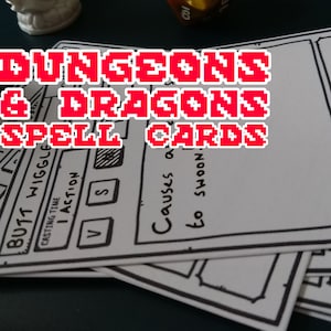 Dungeons & Dragons Compatible Spell Cards image 1