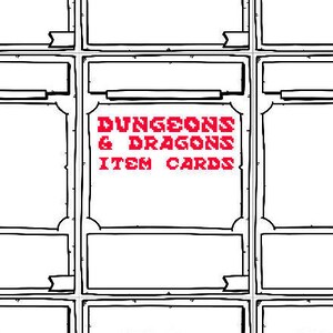 Dungeons & Dragons 5th Edition Tarjetas de objetos compatibles