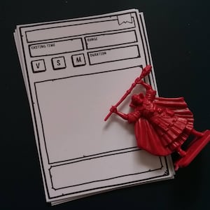 Dungeons & Dragons Compatible Spell Cards image 5