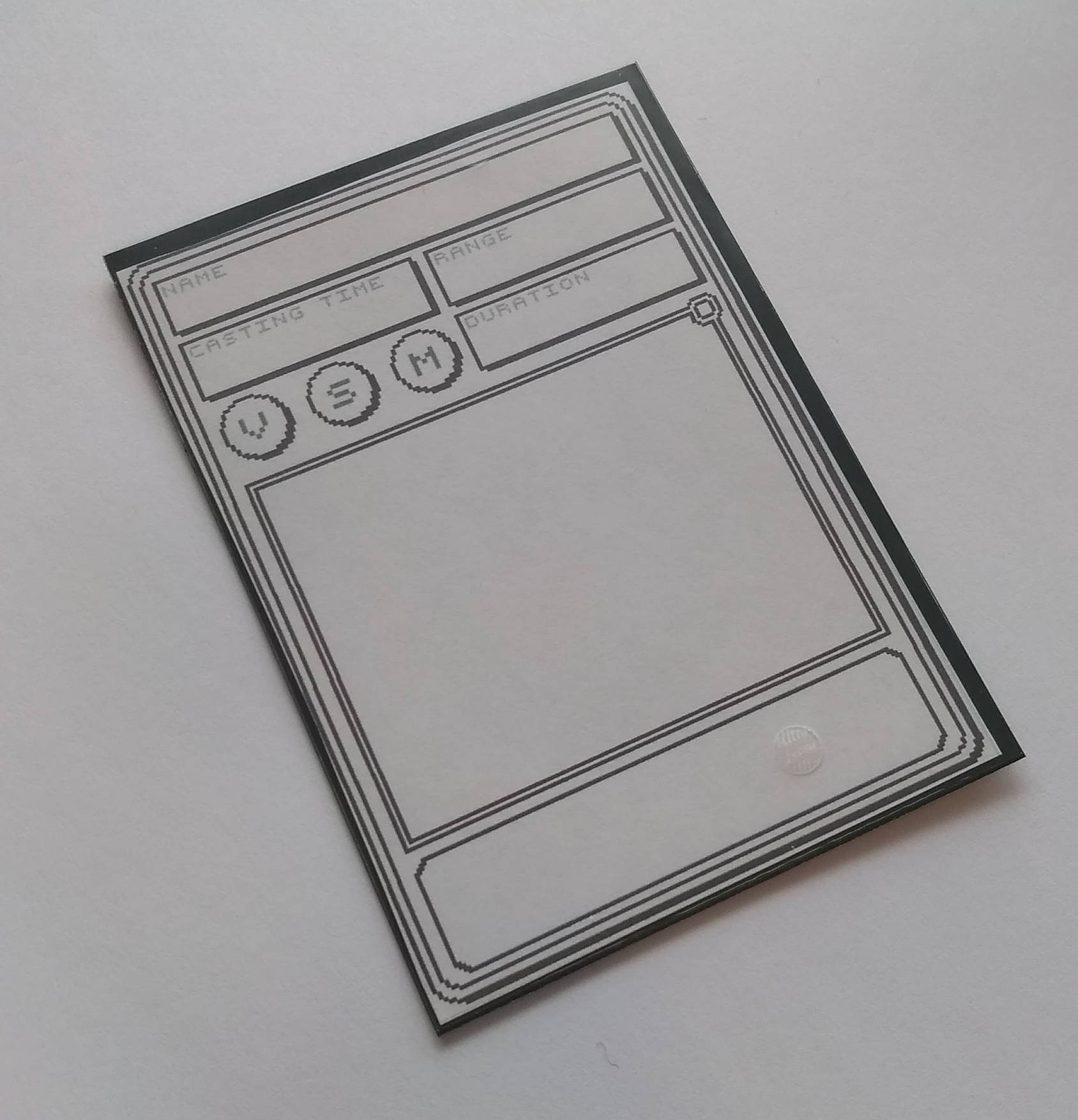 Dungeons & Dragons Compatible 8-bit Spell Cards - Etsy