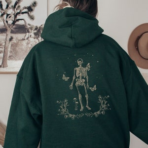Mushroom Hoodie Fairycore Shirt Goblincore Hoodie Grunge Fairycore Fairy Grunge Shirt Fairycore Clothing Witchy Hoodie Crowcore Gremlincore