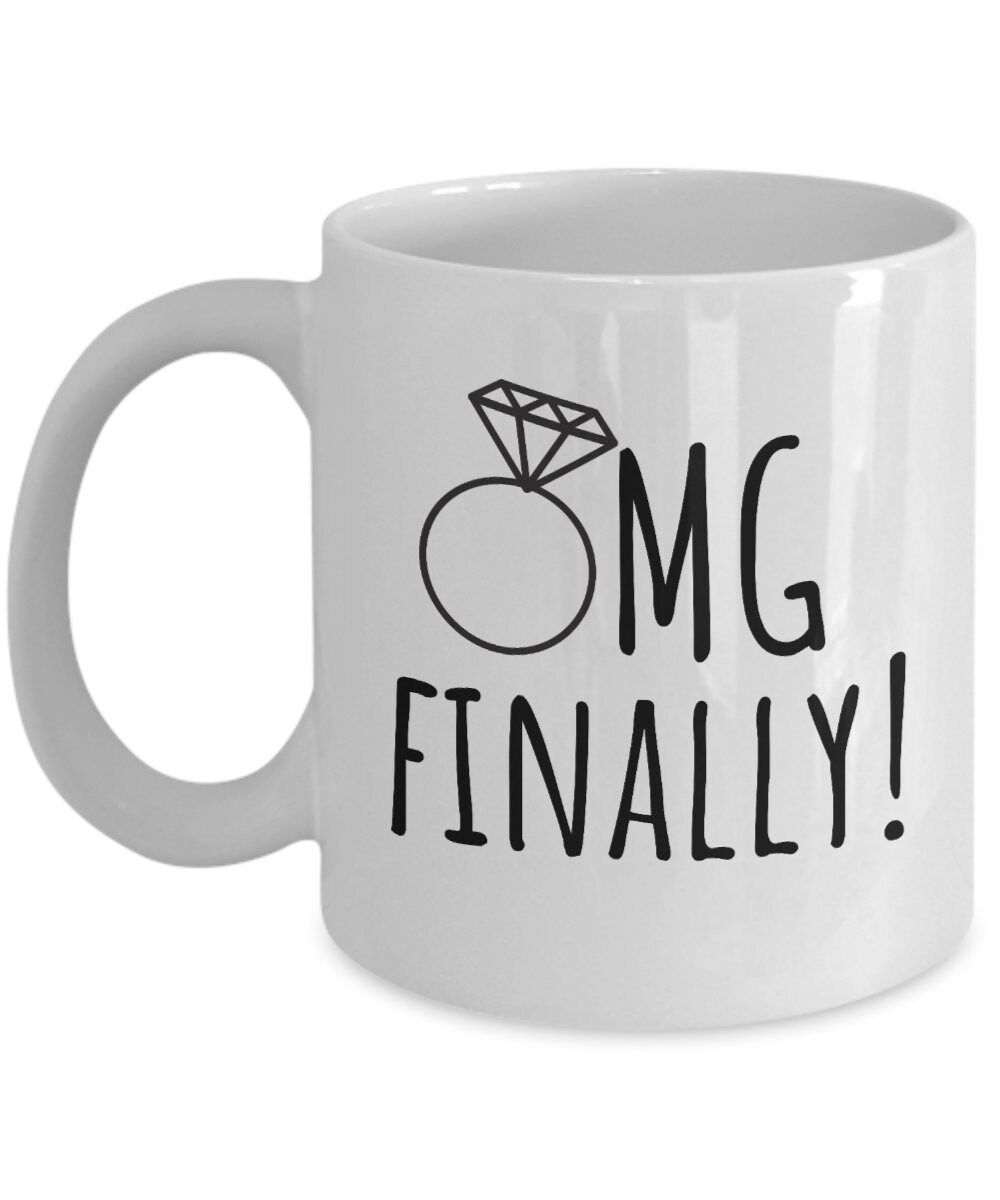 OMG Finally Engagement Gift Funny Engagement Gift Etsy Singapore