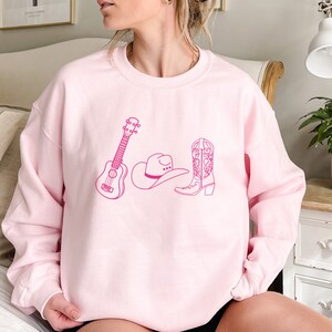 Cowgirl Sweatshirt Western Crewneck Disco Cowgirl Space Cowgirl Outfit Space Cowgirl Shirt Rodeo Mom Concert Outfit Cowgirl Bachelorette