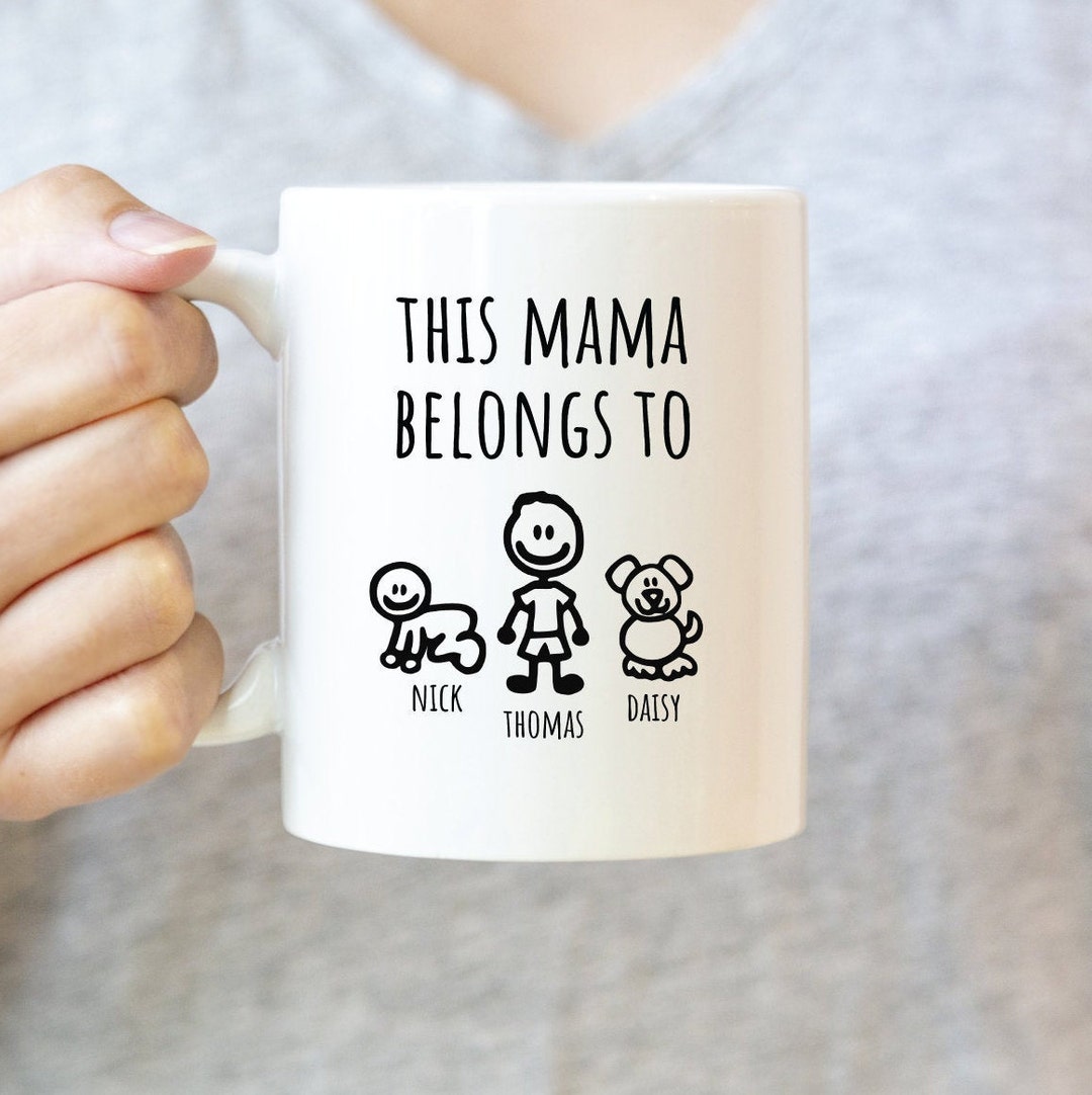 Personalized Mom Mug, Mom Birthday Gift From Daughter, Mothers Day Gift ...