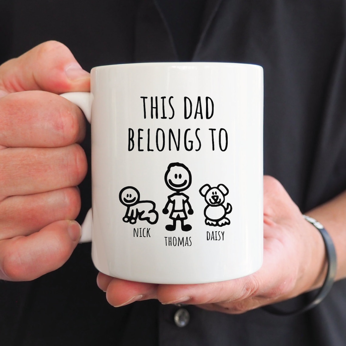Personalized Dad Mug Personalized Dad Gifts Dad Mug With - Etsy Nederland