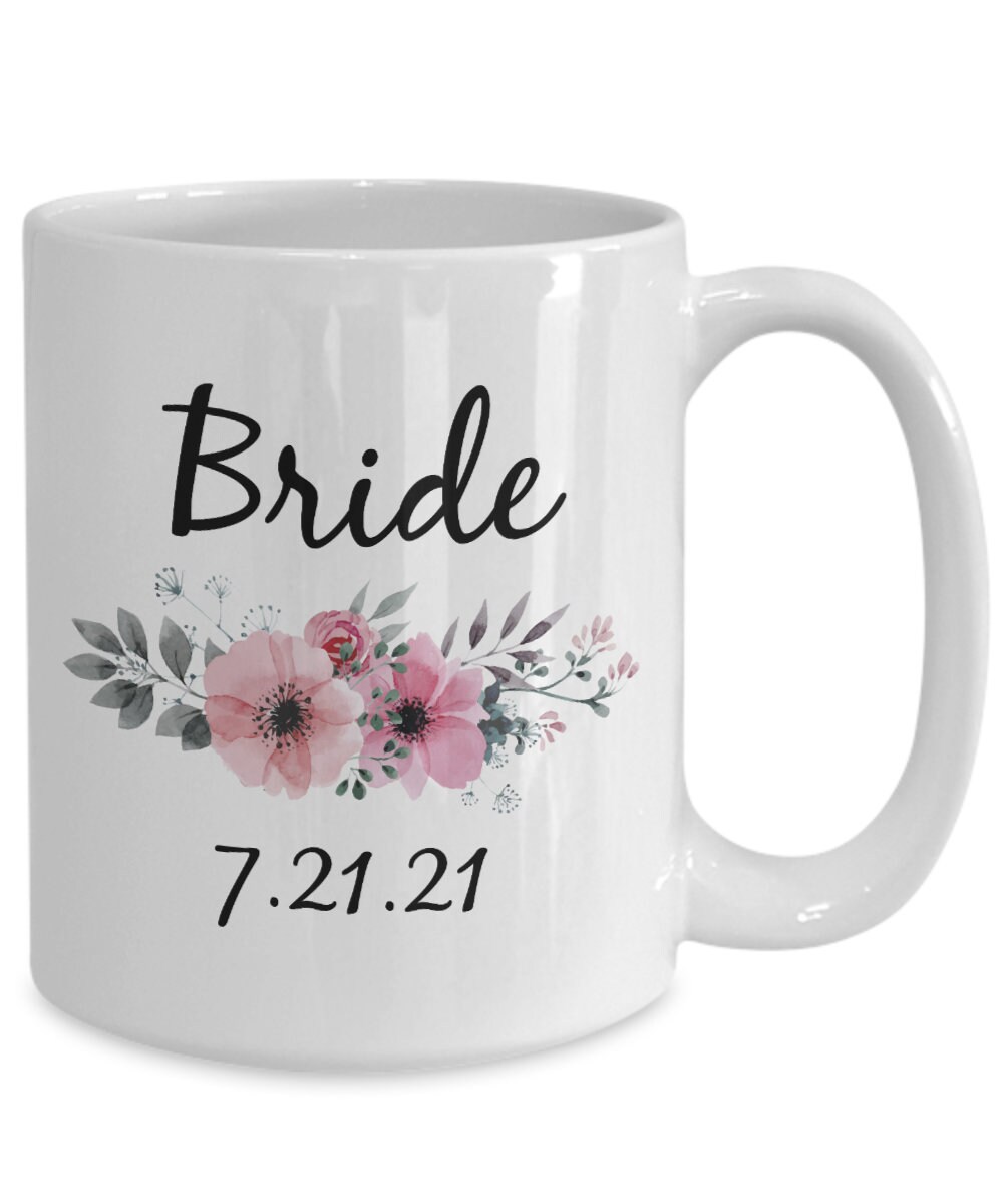 Custom Bride Mug Custom Bridal Custom Bridal Mug Custom Etsy