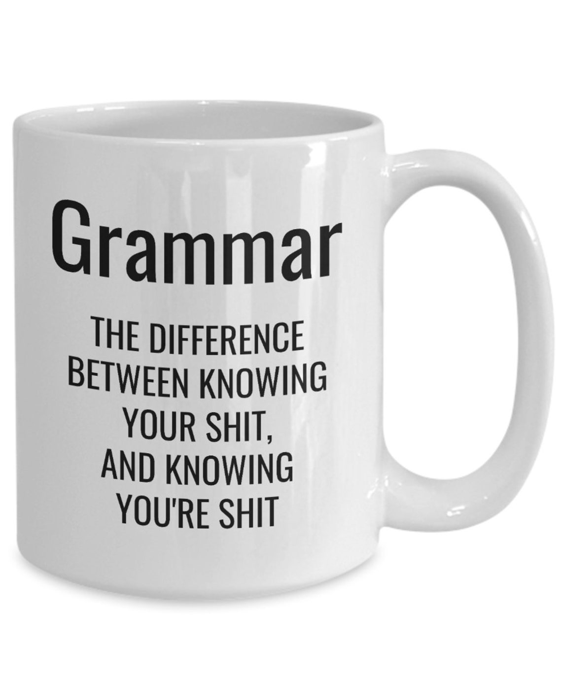 Grammar Mug Teacher Mug Funny Gift For Teachers Gift For Etsy