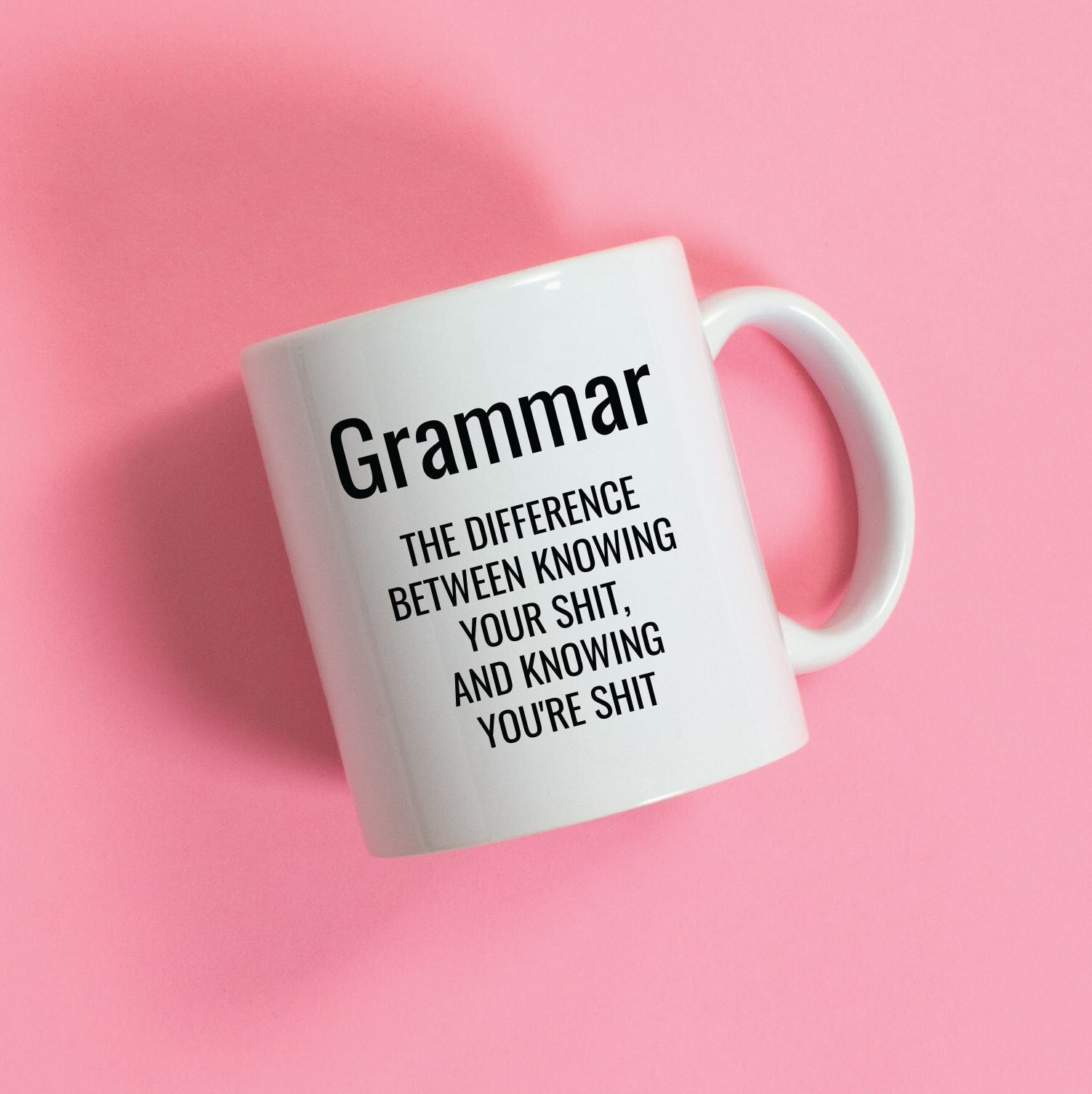 Grammar Mug Teacher Mug Funny Gift For Teachers Gift For Etsy