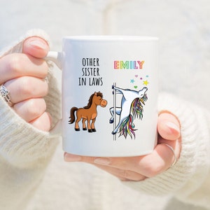 Unicorn Funny Sister In Law Gift, Coffee Mug Sister In Law, Best Sister In Law, Sister-In-Law Mug Gifts For Sister In Law, Birthday In Law