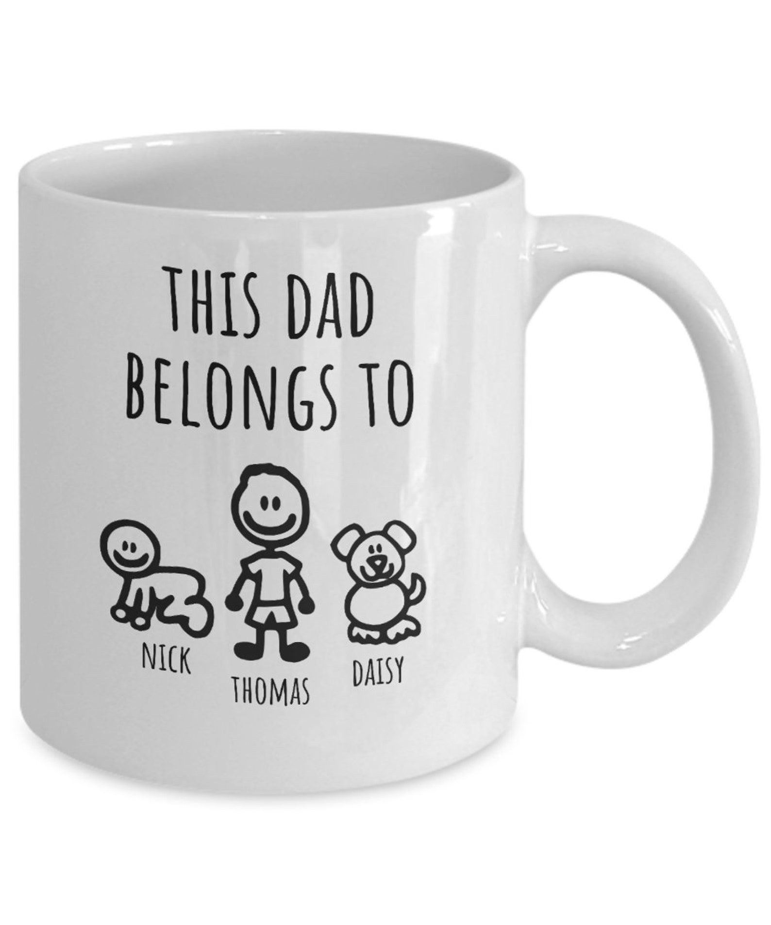 Personalized Dad Mug Personalized Dad Gifts Dad Mug With - Etsy Nederland