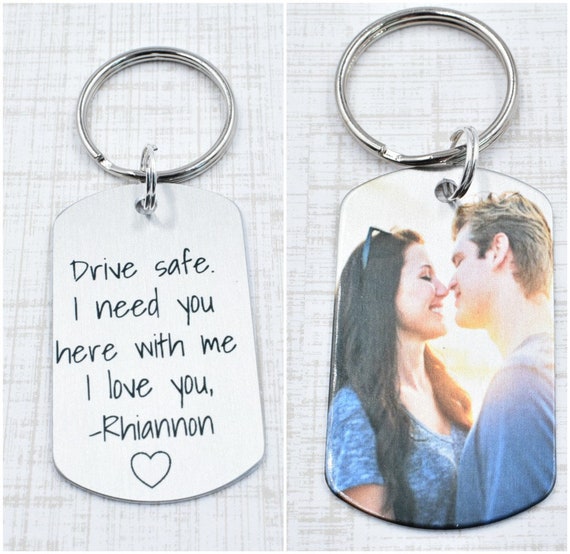 drive safe keychain with name