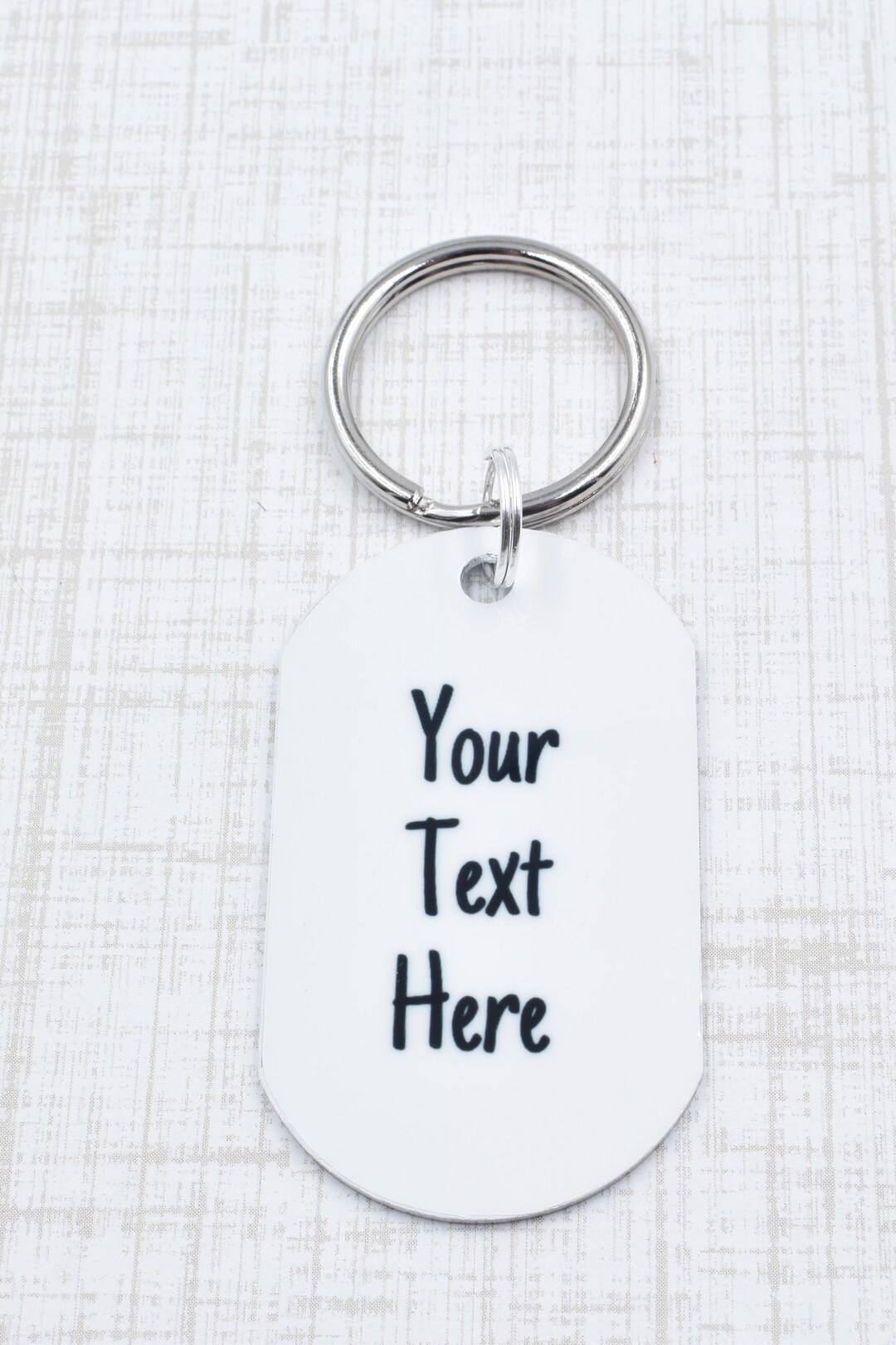 Custom Text Keychain Personalized Christmas Gift Key Chain Gift for Him