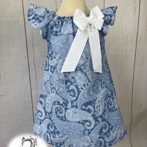 Blue Paisley Sun Dress