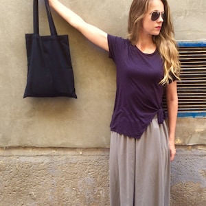 Sac fourre-tout en coton noir, sac fourre-tout, sac en coton, sac uni, fourre-tout noir, sac à provisions réutilisable, sac de sport, cadeau pour elle, sac respectueux de l'environnement