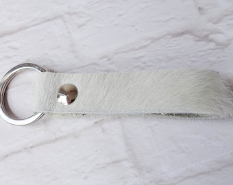 Llavero de cuero, llavero de cuero, llavero de piel, regalo, soporte de llave, llavero, cuero blanco, anillo de plata, llavero de cuero, llavero de cuero, llavero, llavero, llavero, regalo de regalo