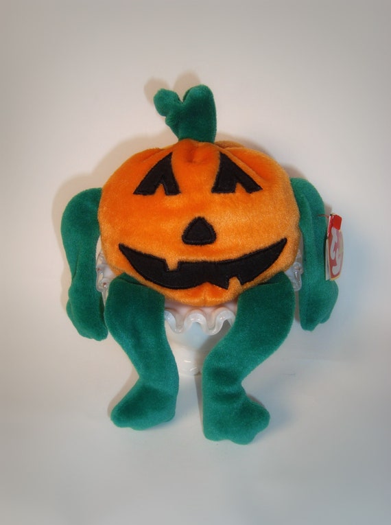 Ty Pumpkin Beanie Baby Pumpkin Beanie Baby Retired 1998 Beanie