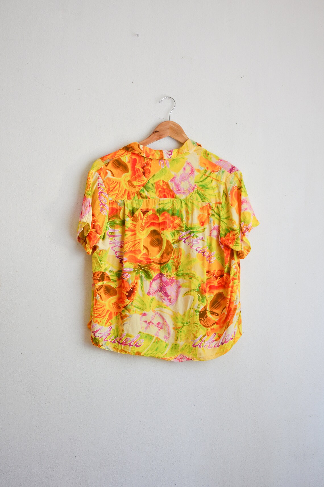 Vintage Jams world blouse buttoned down size small yellow Etsy