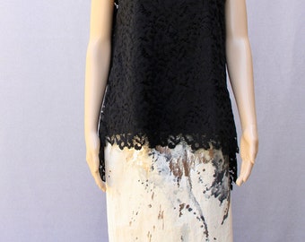 Black Floral Lace Top/VH2001TP203BK