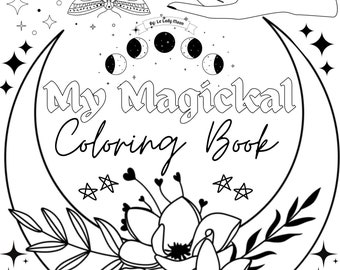 My Magickal Coloring Book Printable / Digital Download  / Printable / PDF