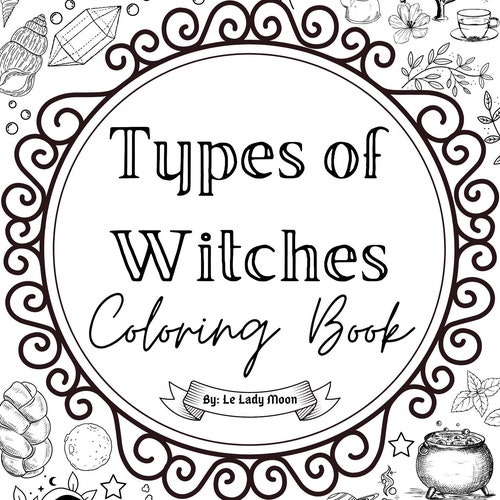 5 Types of Witches Printable Witchery Printable Book of - Etsy