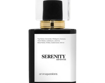 SERENITY | Inspired by  L'Air Du DESERT MAROCAIN Perfume for Men Women | Extrait De Parfum | Bergamot Petitgrain Rosemary Essential Oils