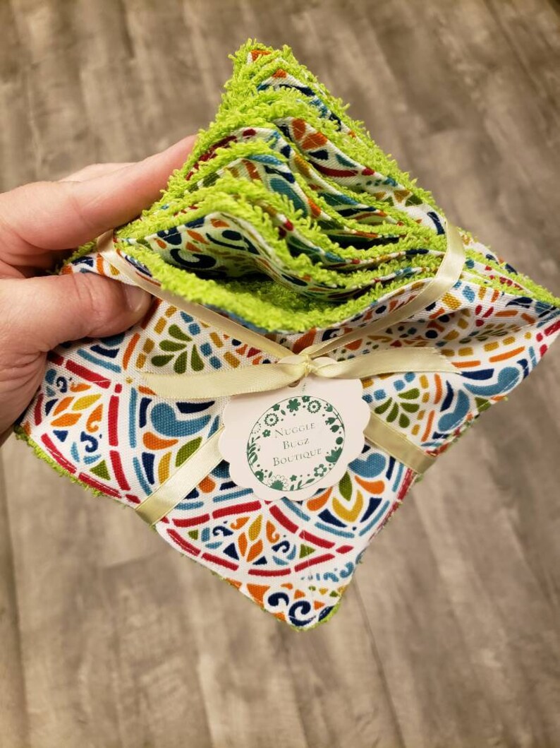 12 pack Cocktail Cloth Napkins Rainbow Mandala Custom Etsy.de