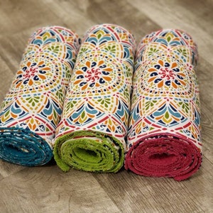 Toalhas de papel/não reutilizáveis / Cores do arco-íris EcoFriendly / Toalhas de papel em rolo com ou sem encaixes / cozinha sustentável com desperdício zero
