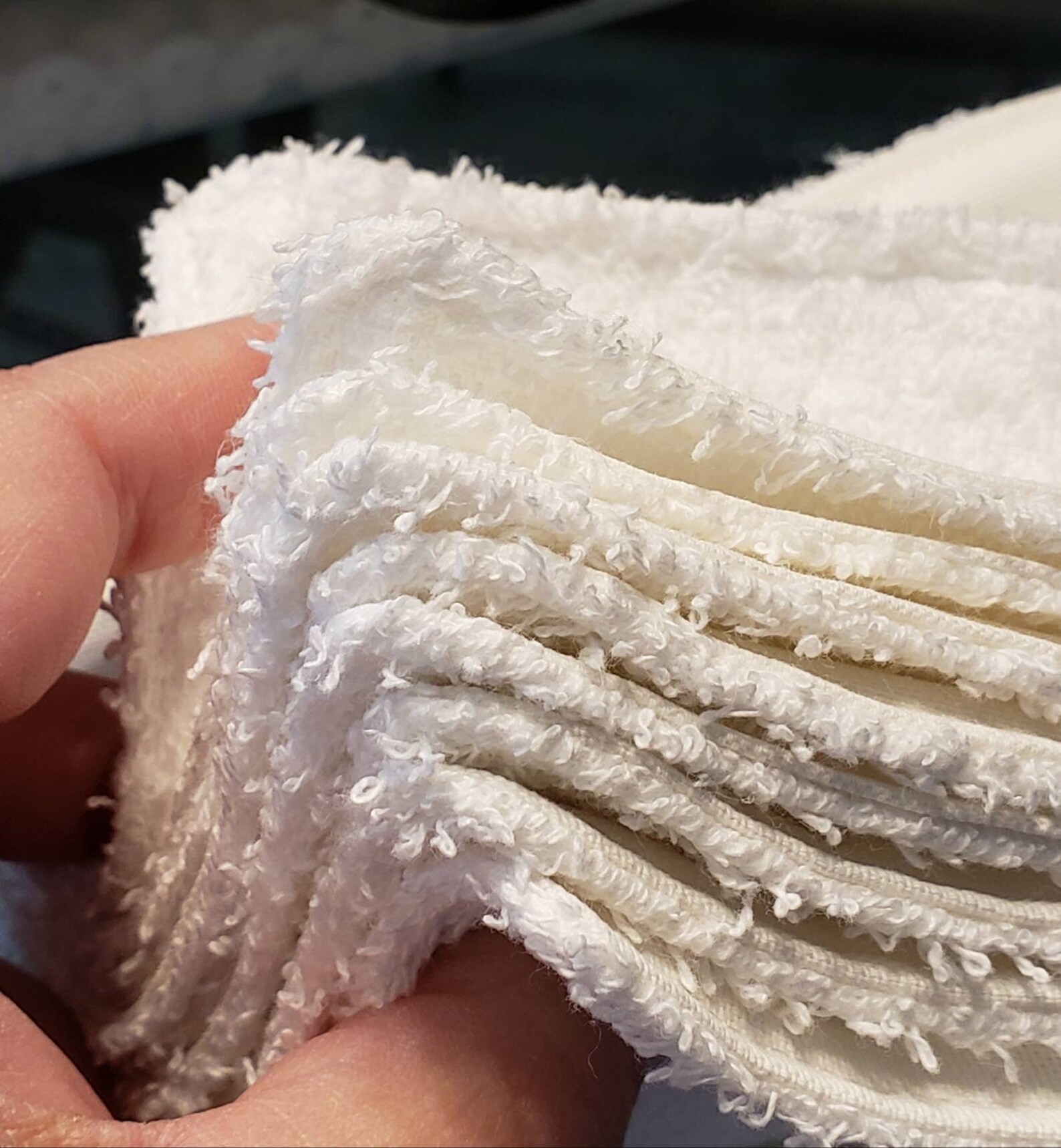 Reusable Unpaper Towels With Snaps White Kitchen Towels Snap Etsy