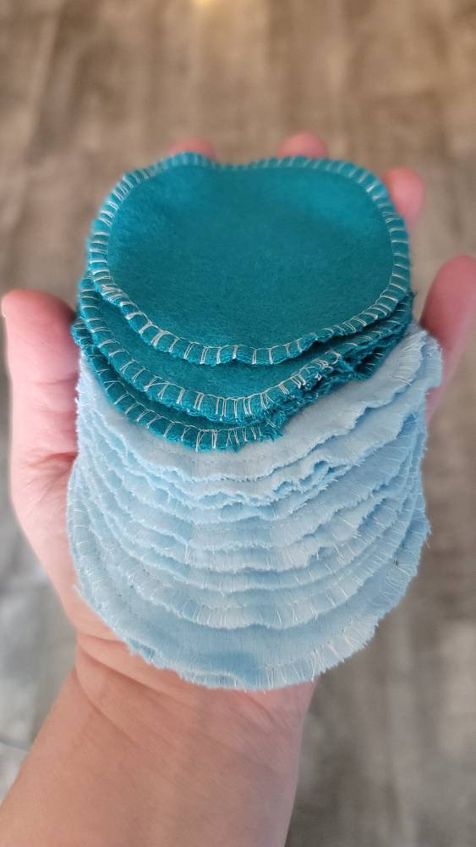 Reusable Cotton Rounds in a Mini Mason Jar 10 Washable Etsy