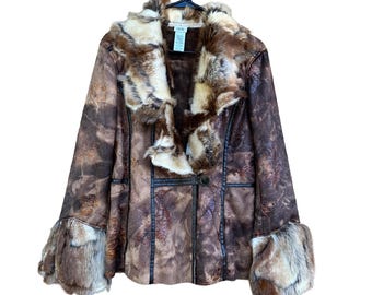 Caché fur trim coat