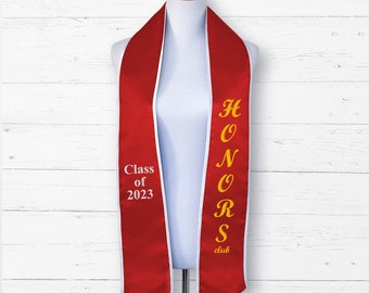 Customized Graduation Stoles