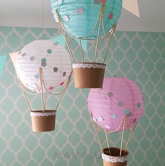 Hot Air Balloon Nursery Decorations Hot Air Balloon Etsy