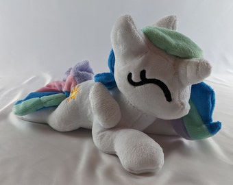 Princess Celestia MLP Inspired Floppy Plushie