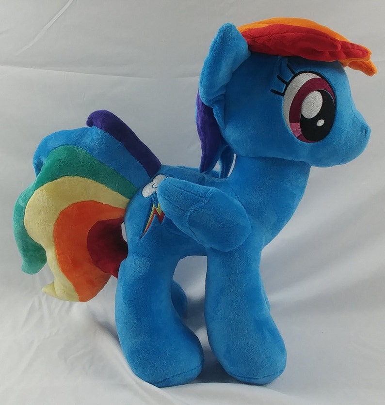 Rainbow Dash MLP Inspired Plushie | Etsy