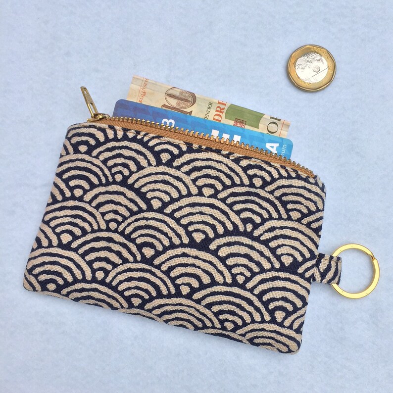 Keychain Wallet Japanese Coin Purse for Men Card Holder Etsy