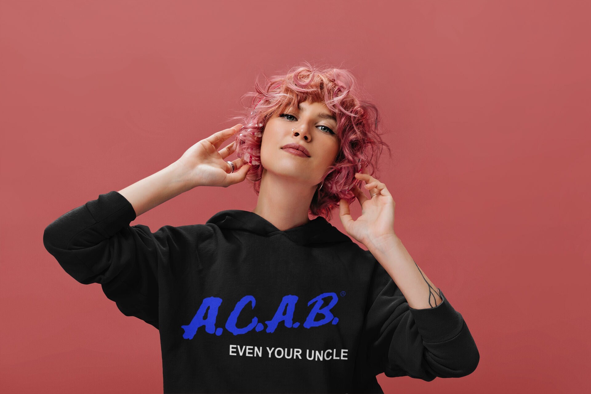 ACAB Even Your Uncle Unisex Hoodie Fuck the Police