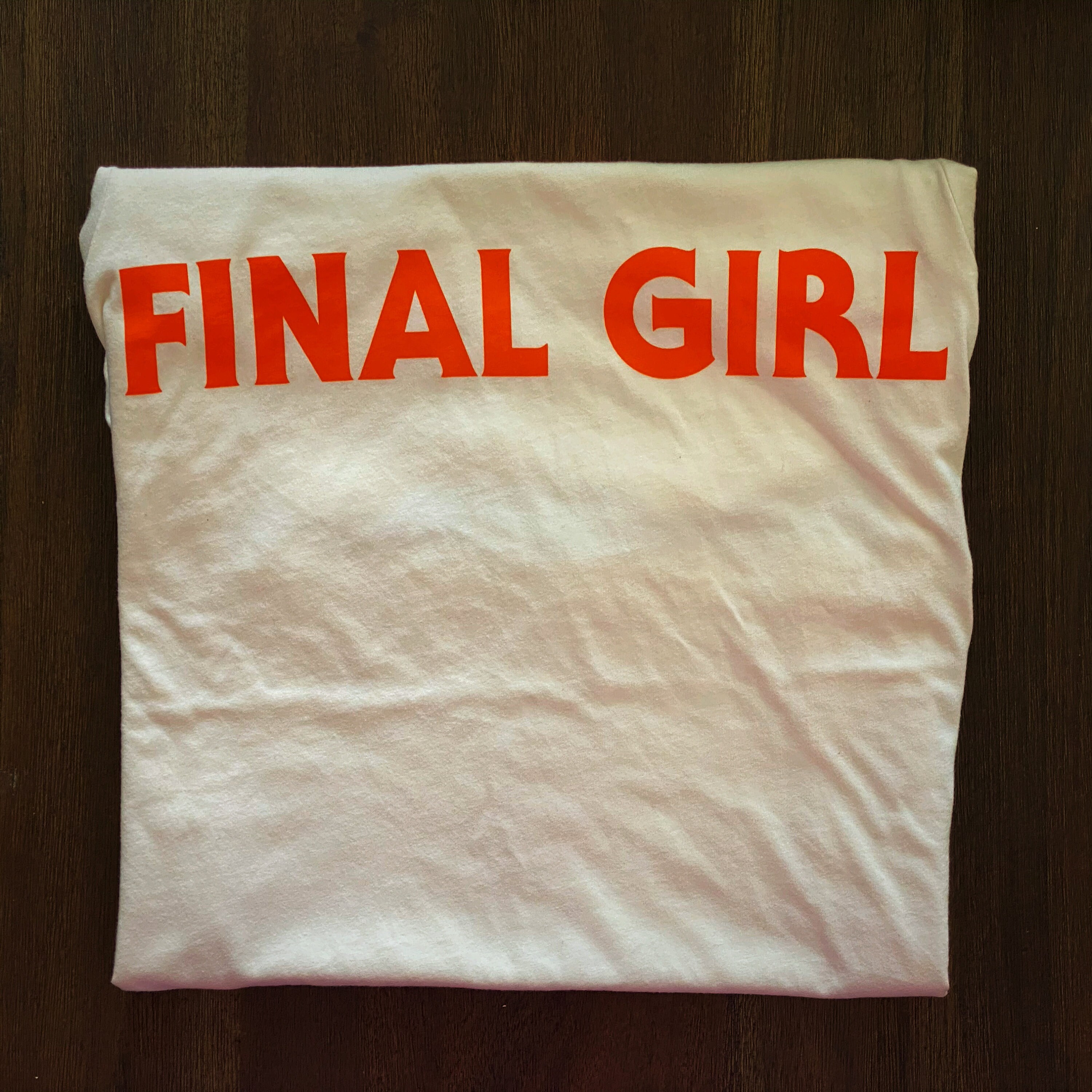 Final Girl women's tee beige Etsy