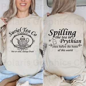 Suriel Tea Co, Acotar Svg, Book Lover Png, A Court of Thorns and Roses, The Night Court, Digital Download, Instant Download, SVG, PNG, JPG