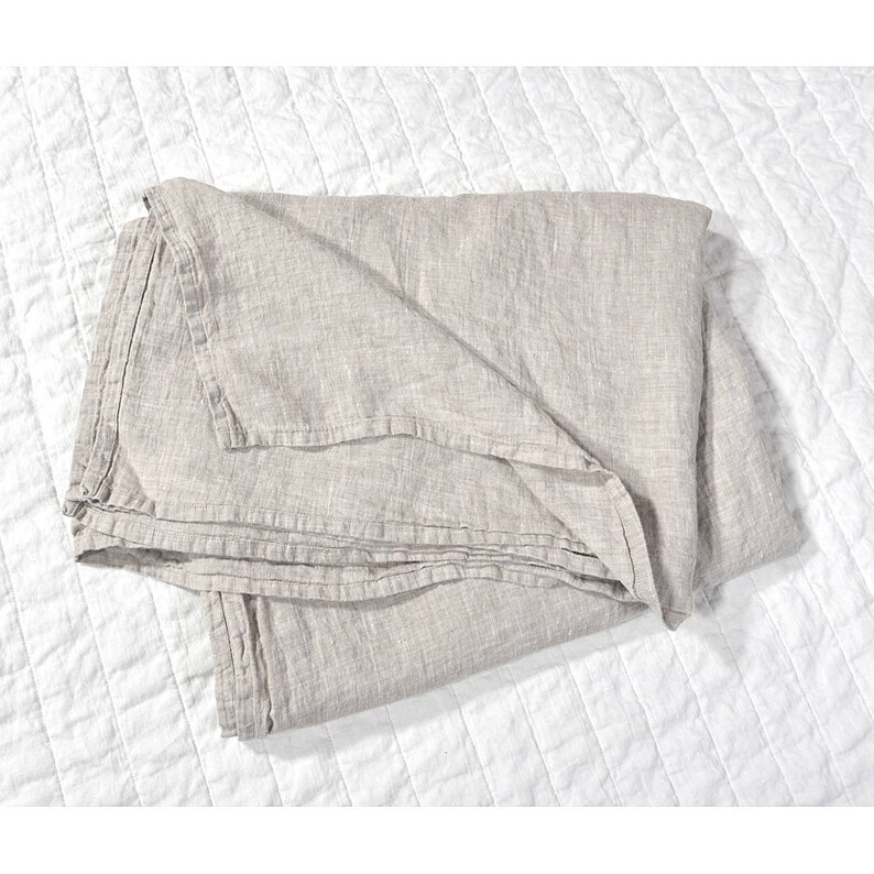 Linen Flat Sheet Stonewashed Softness Luxury Linen Top Flat Etsy
