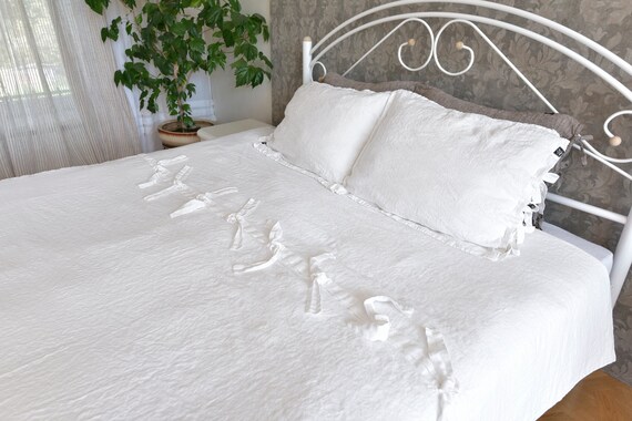 Duvet Cover With Ties Linen Duvet Cover Natural Linen100 Etsy