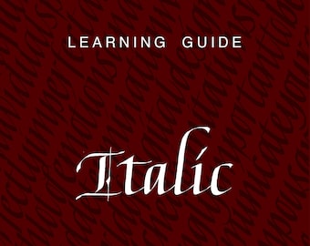 Italic Calligraphy Learning Guide