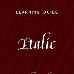 Italic Calligraphy Learning Guide image 1