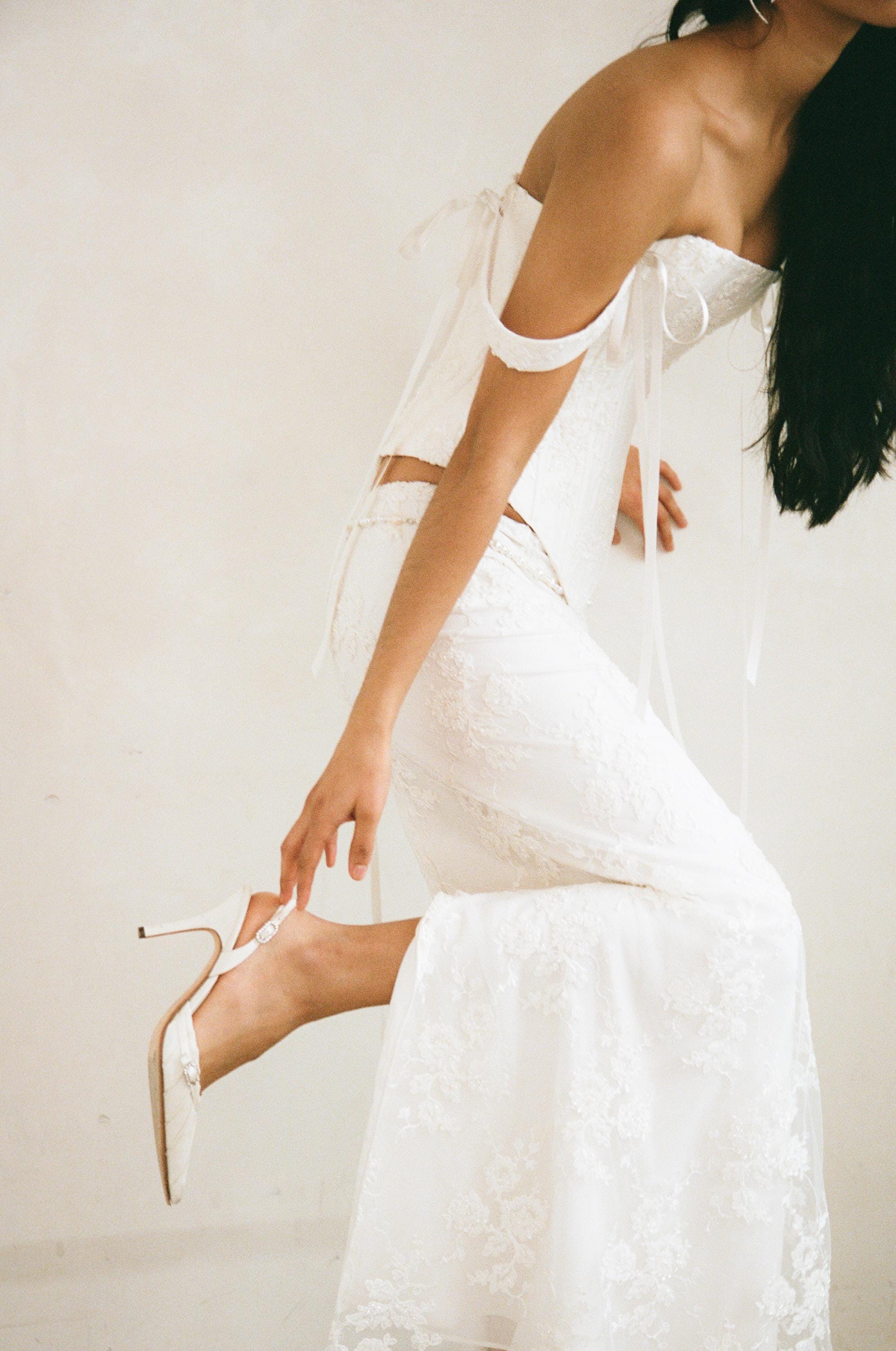 Ivory Beaded Silk Maxi Dress - Etsy