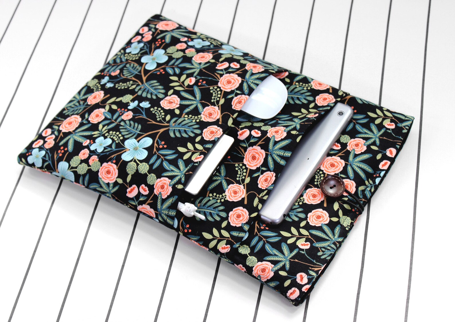Tablet Sleeve Floral Print Tablet Case Ebook Case Ereader Etsy