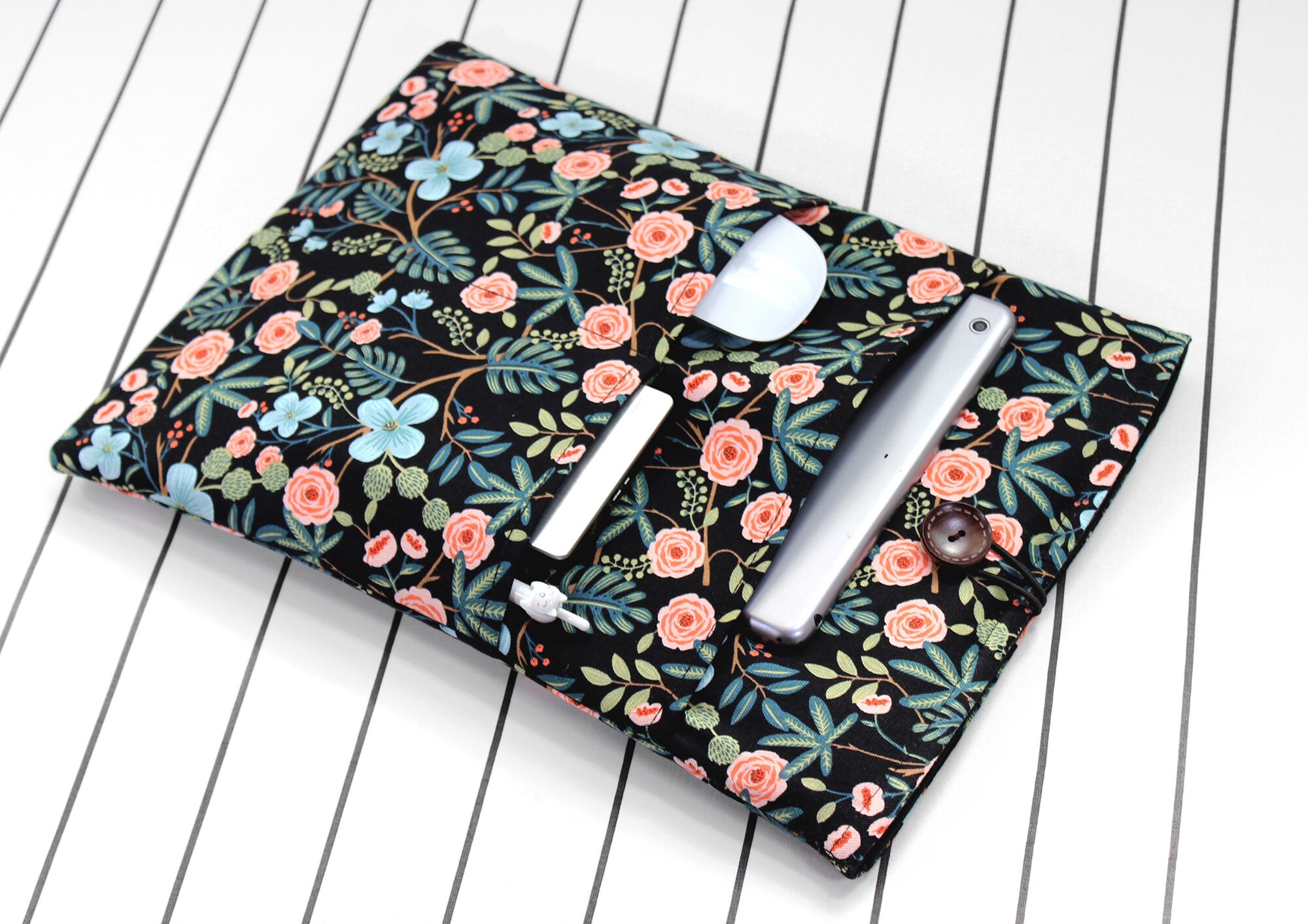 Tablet sleeve floral print tablet case ebook case Ereader Etsy