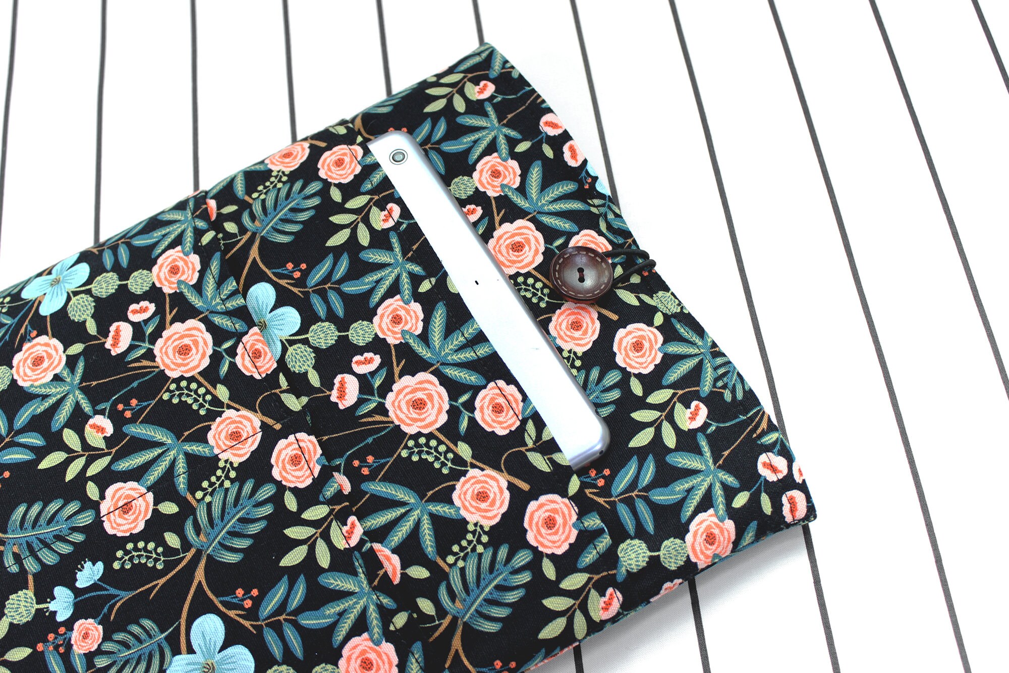 Tablet sleeve floral print tablet case ebook case Ereader Etsy