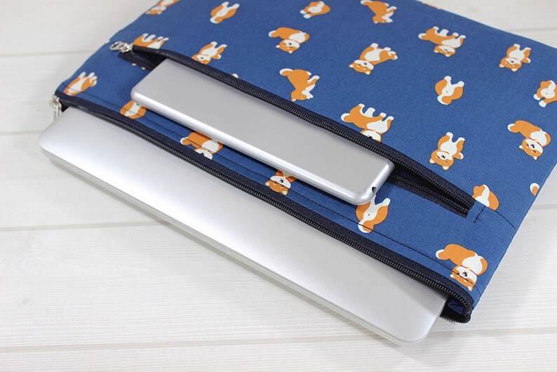 Laptop sleeve Dell XPS 15 case laptop case Shiba inu Pro Etsy