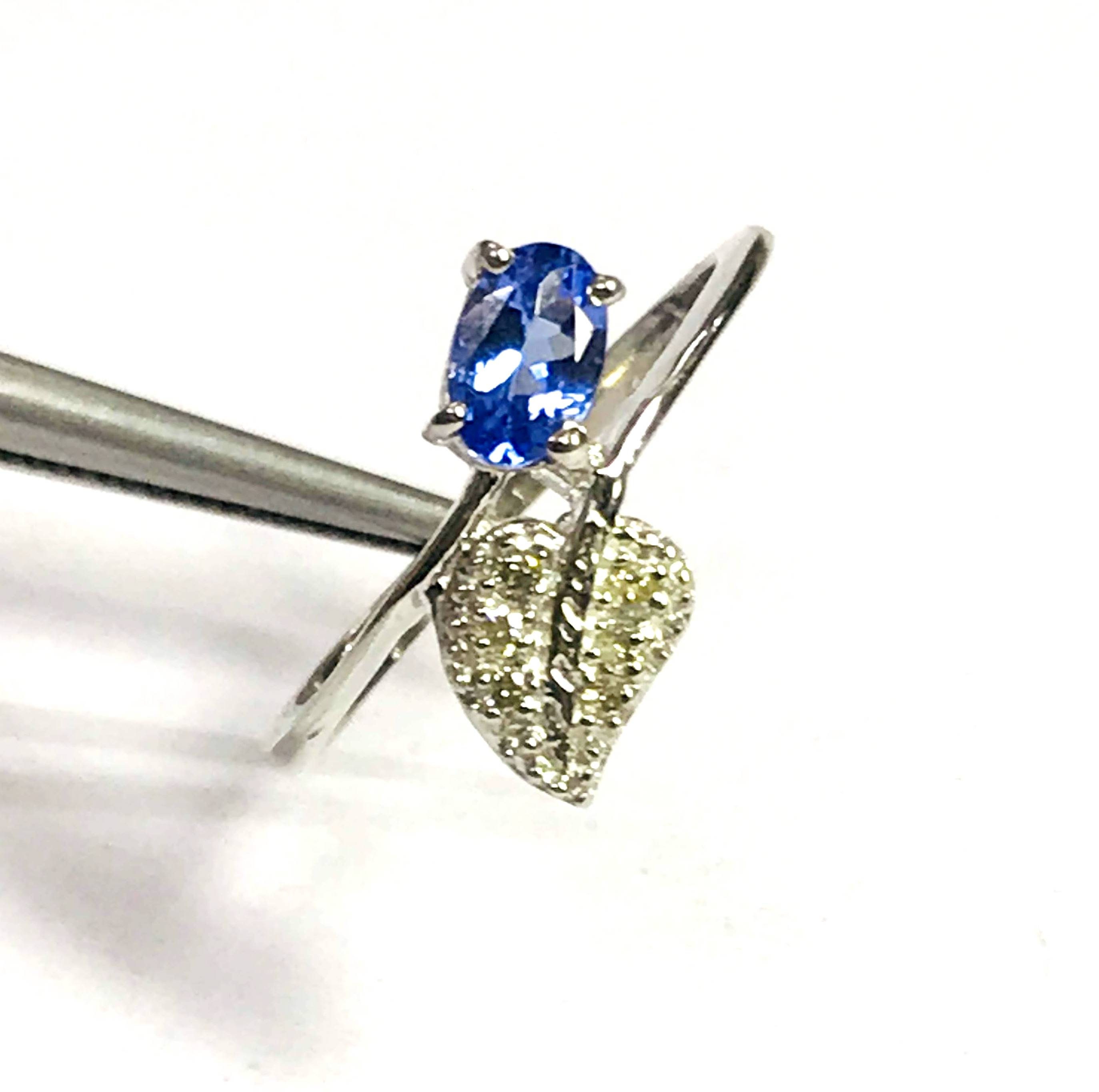 TANSANIT Ring Blauer Tansanit Ring Versprechen Ring Oval - Etsy.de