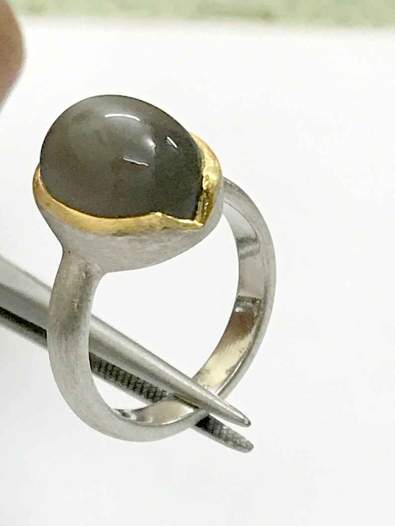 BLACK MOONSTONE RING Matte Finish Texture Men Ring 925 Etsy Black moonstone ring matte finish texture men ring 925 etsy