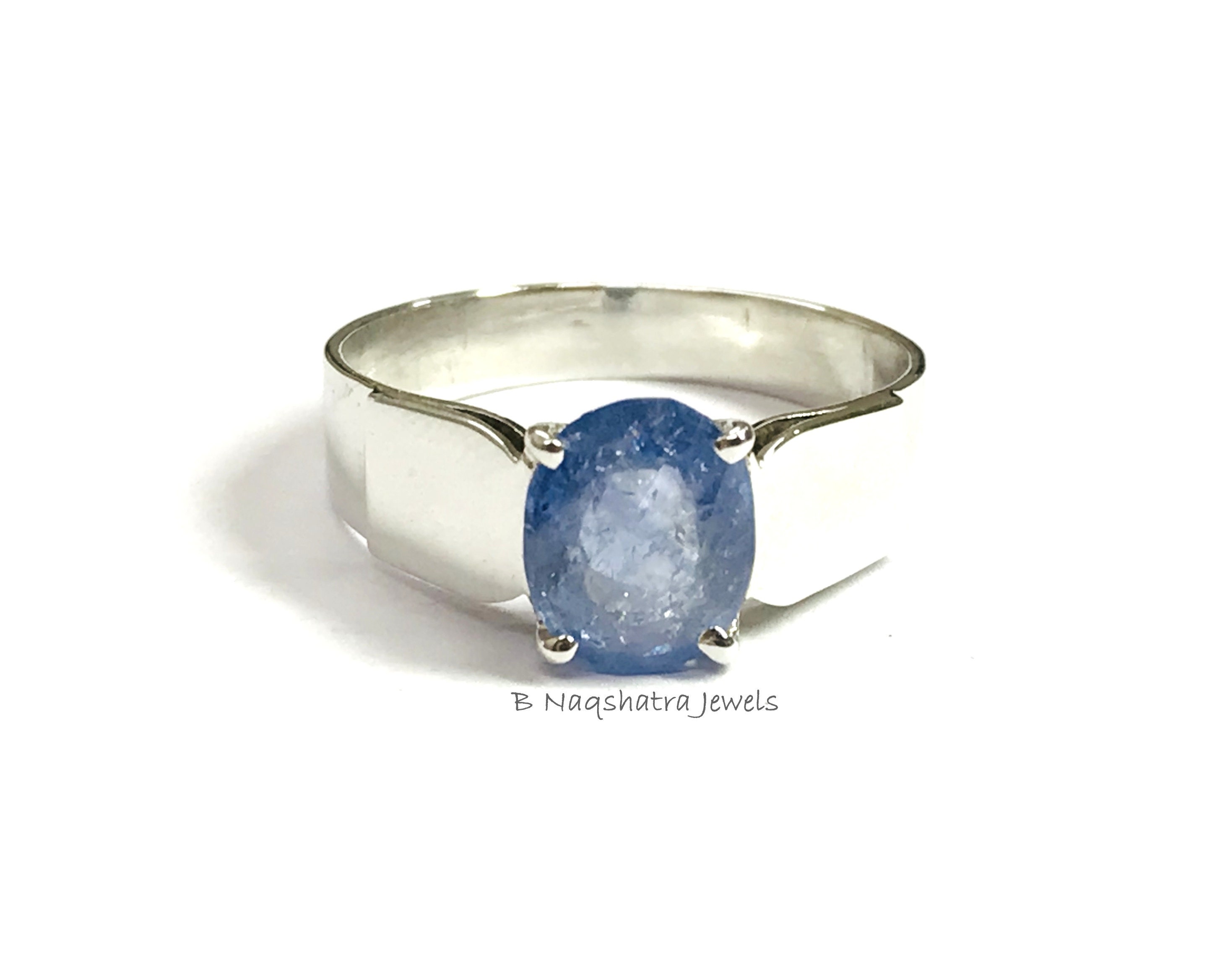 Sapphire Silver 925 Pendant /'Gift For September /' Neelam Silver Pendant/' Handmade Sapphire Pendant /' Gift For Her /' Gift For Him